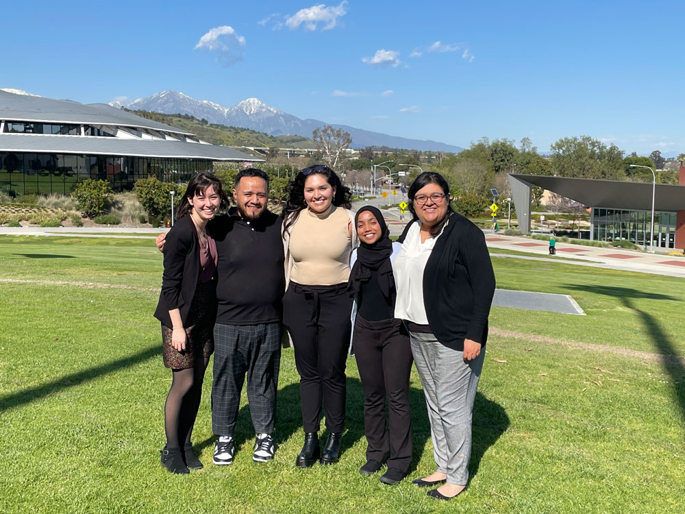 In the photo: Kati Lebioda, Armando Lizarraga, Lucia Quezada, Khadija Shafiq, and Carmen Ramos