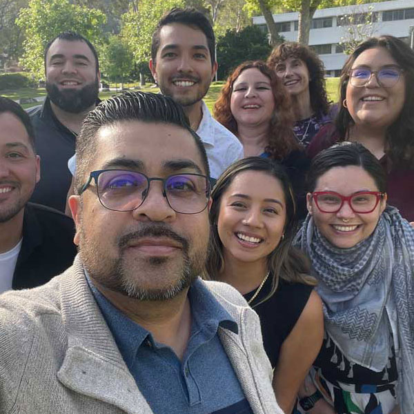 Eligio Martinez and 2024-25 doctoral mentees