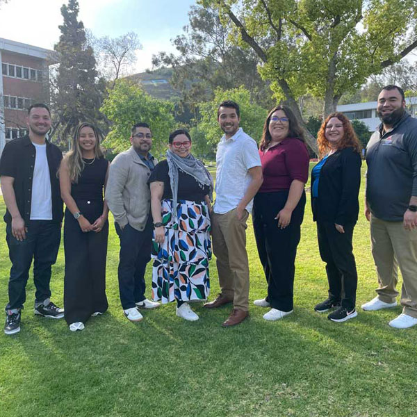 Doctoral students with Eligio Martinez