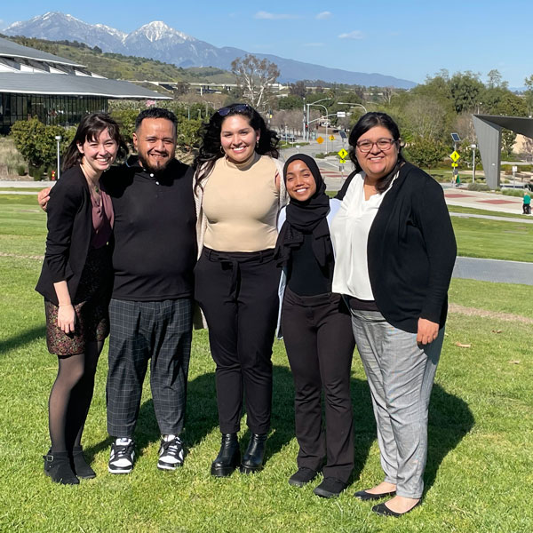 Kati Lebioda, Armando Lizarraga, Lucia Quezada, Khadija Shafiq, and Carmen Ramos