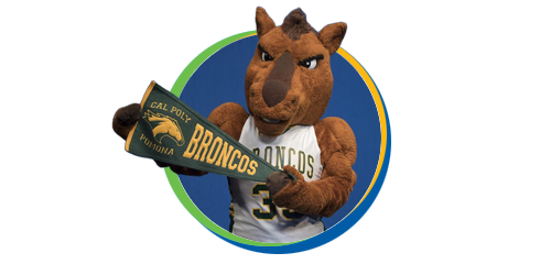 Billy Bronco holding banner