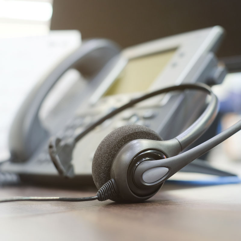 headset and phone