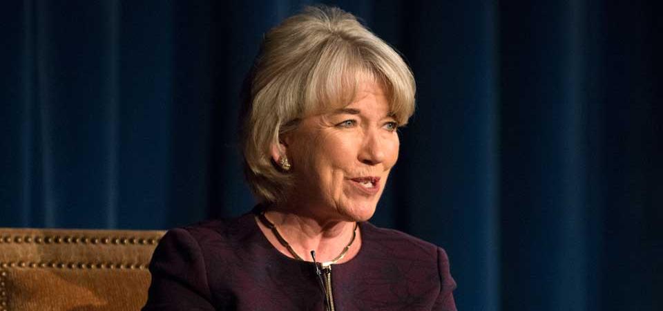 Sharon Allen, former chairman of Deloitte, visited Cal Poly Pomona.