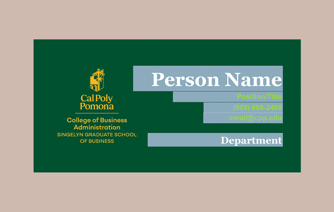 Name tag for door sign