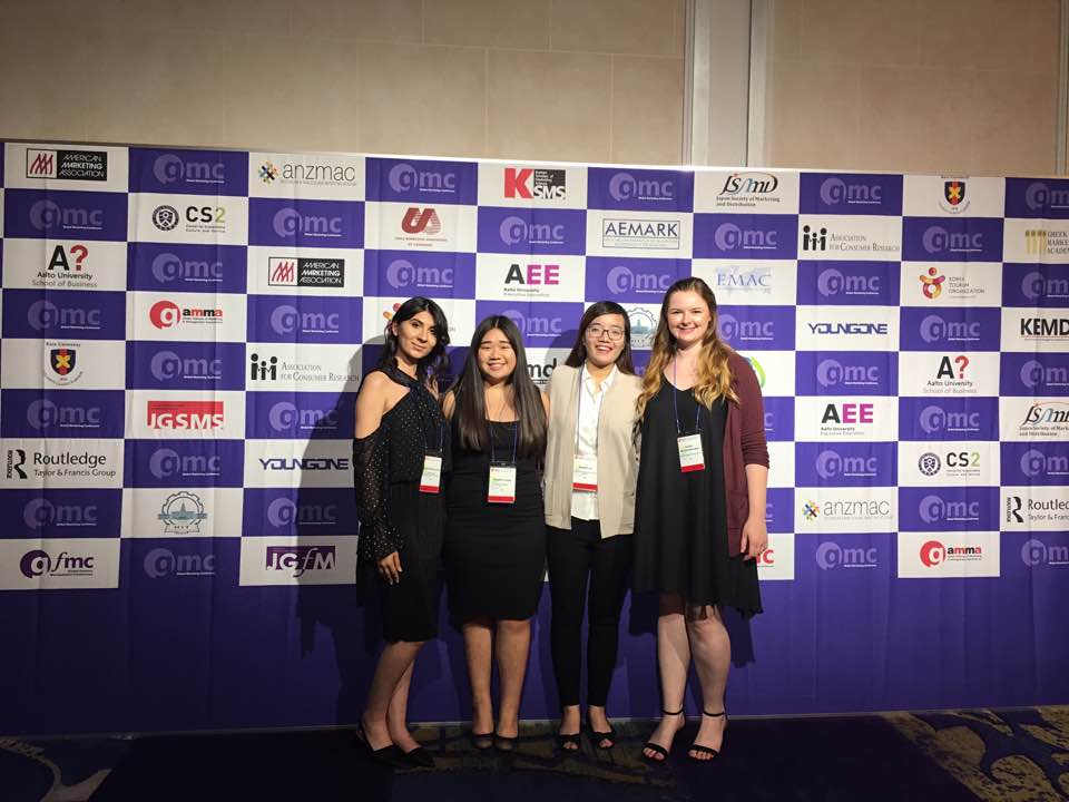 Students at GMC (Global Marketing Conference), Tokyo, Japan, 2018
