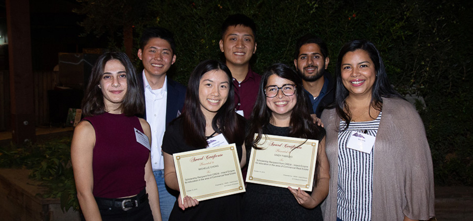 2019 Recipient of the CREW Inland Empire Scholarship