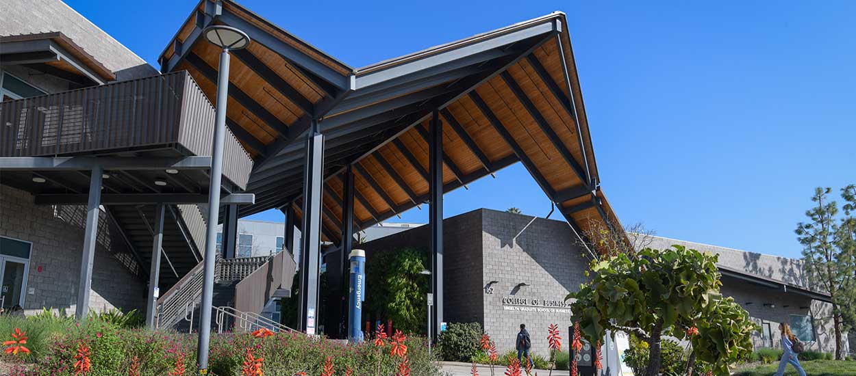 Front of College of Business Administration complex