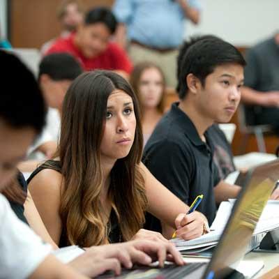 Students at Lecture