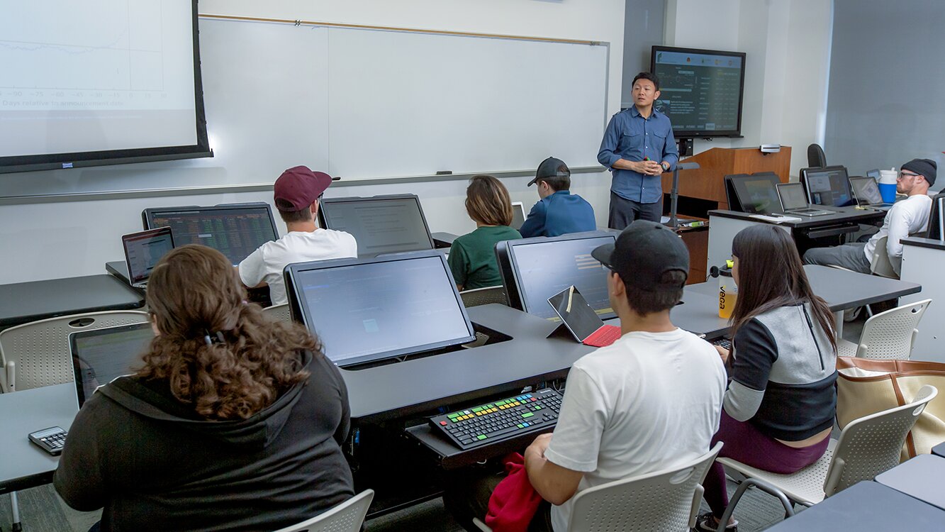Dr. J Douglas Ramsey Financial Markets Room