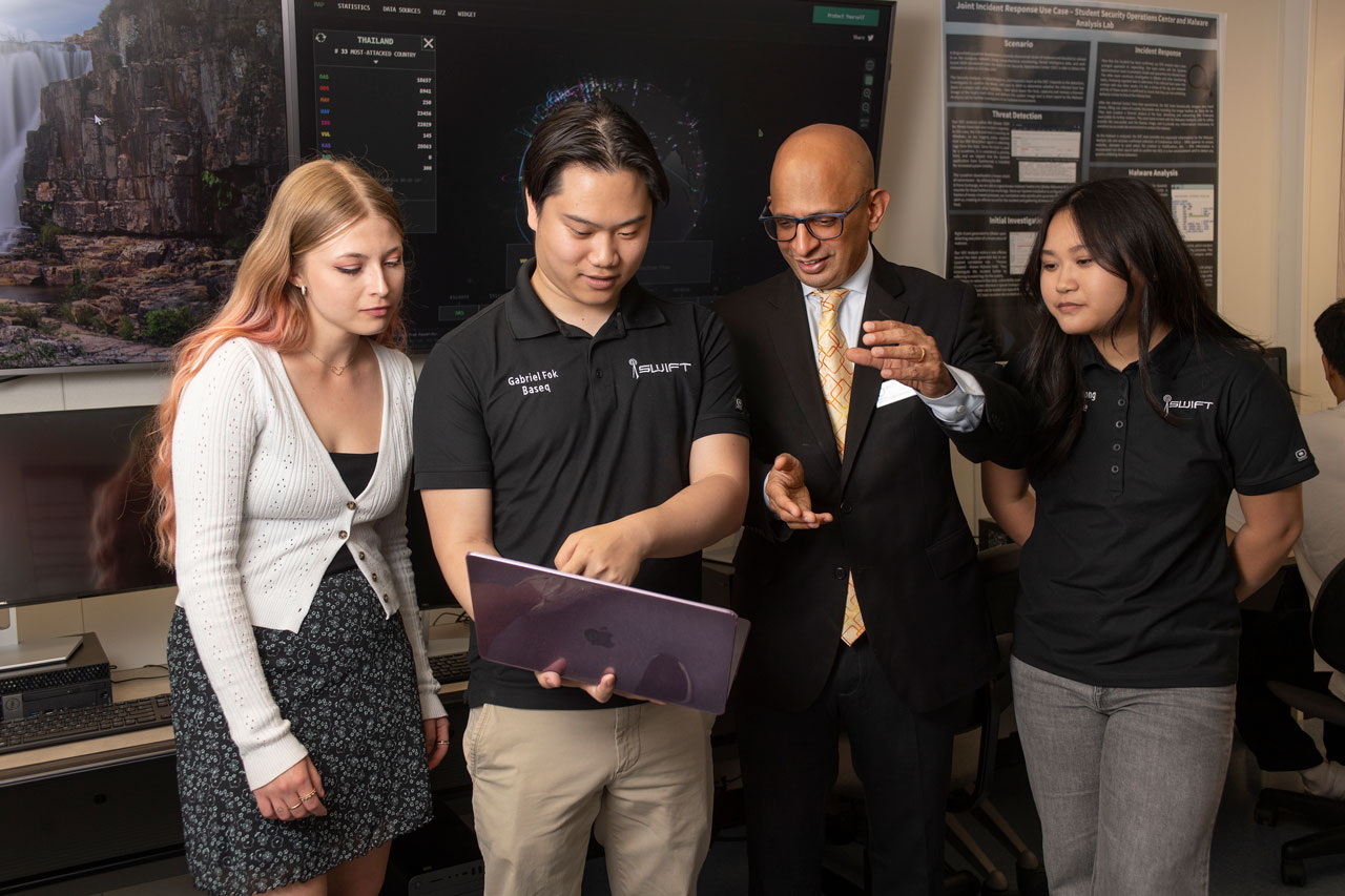 krishnamurthy at cyber lab
