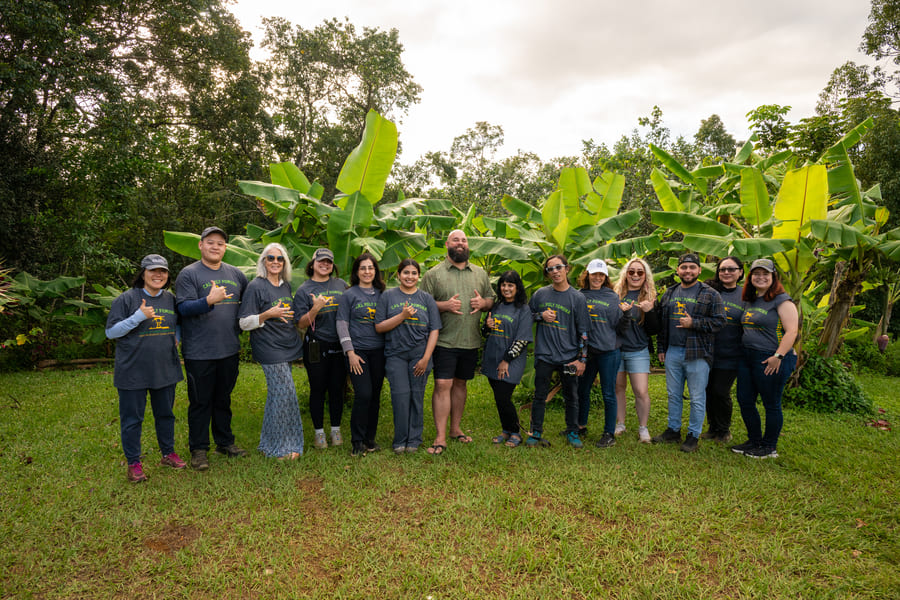 Group of MBA student at Kuaui 