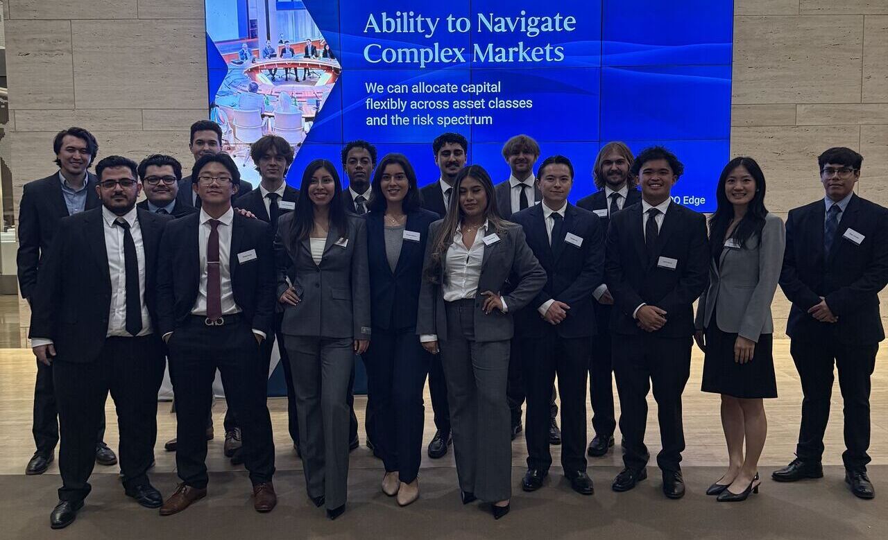 SMIF Student's at CFA Orange County Chapter’s RFP competition