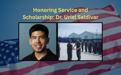 CBA honors Dr. Uriel Saldivar, Marine Corps veteran and CPP professor