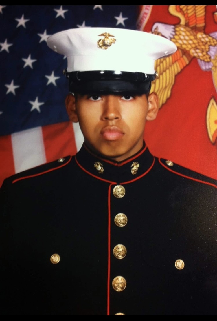 Assistant Professor Uriel Saldivar in Uniform