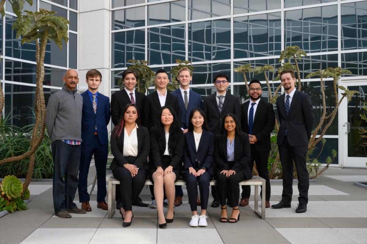 Professor Tomkoria with SMIF students.