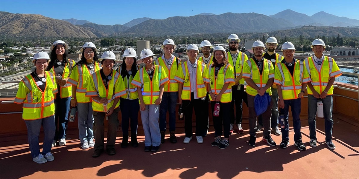 Co-op student intern, Leilani Scott at her internship site.