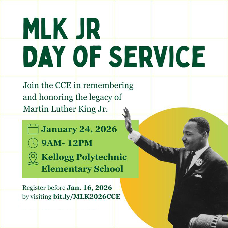 flyer with information about day of service