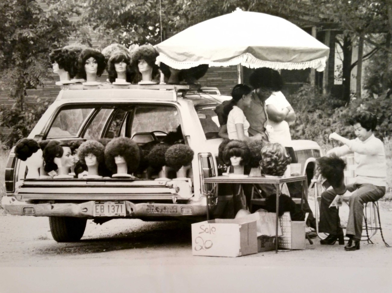 Roadside Wig Stand