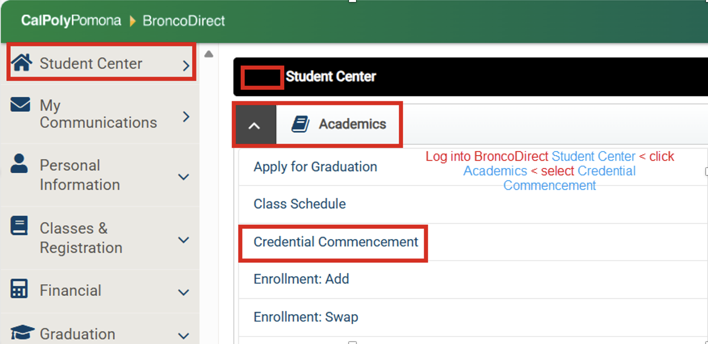 screen shot of instructions