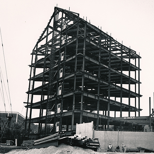Construction of the CLA Building in 1991