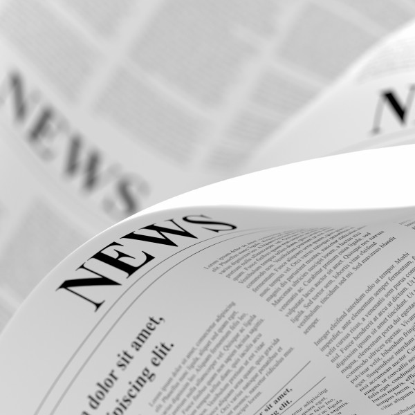 AI generated newspaper page