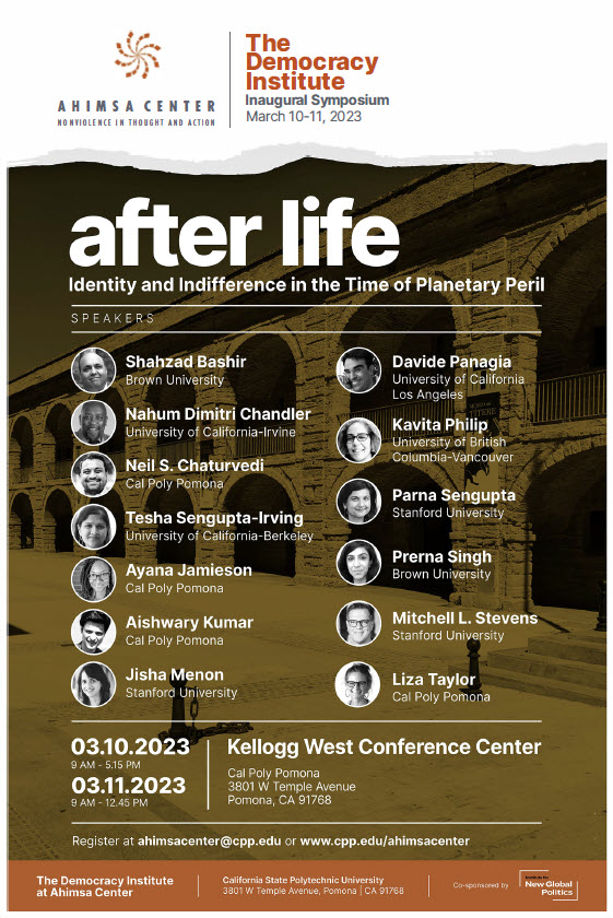 after life poster with speakers