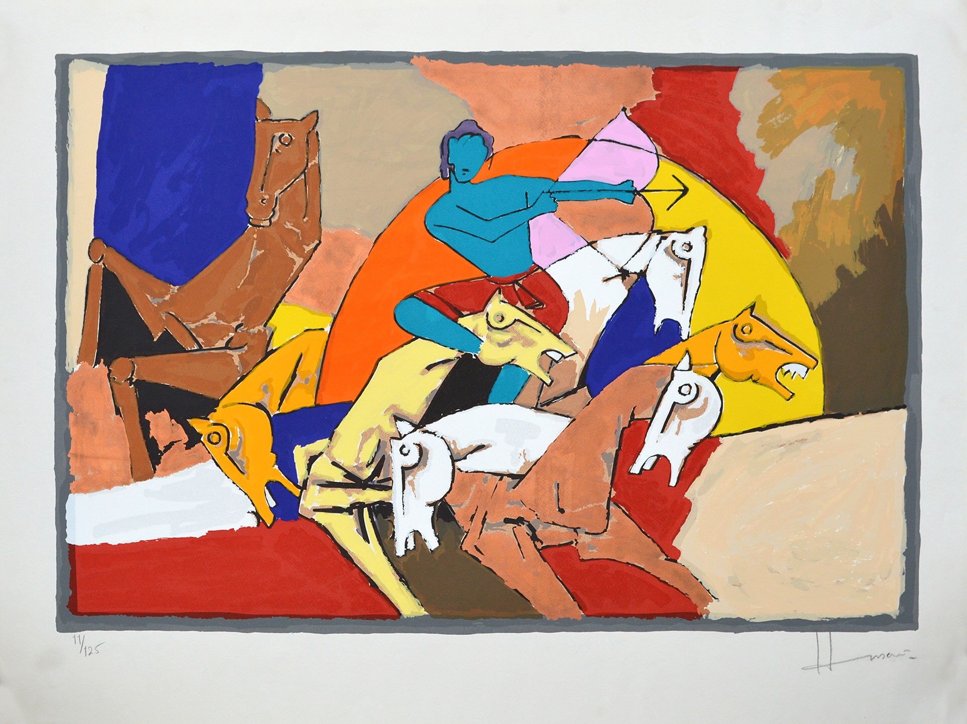 Arjun by M F Husain