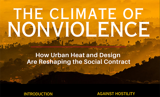 The Climate of Nonviolence event flyer