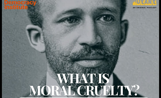 What is Moral Cruelty event flyer