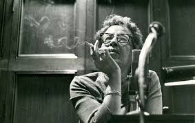 A portrait of philosopher Hannah Arendt