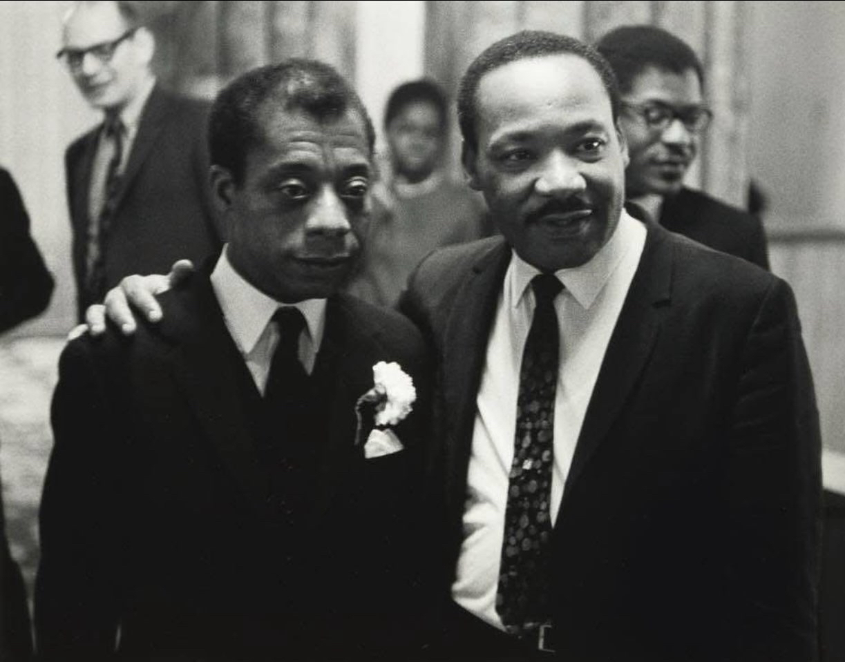 Martin Luther King Jr and James Baldwin