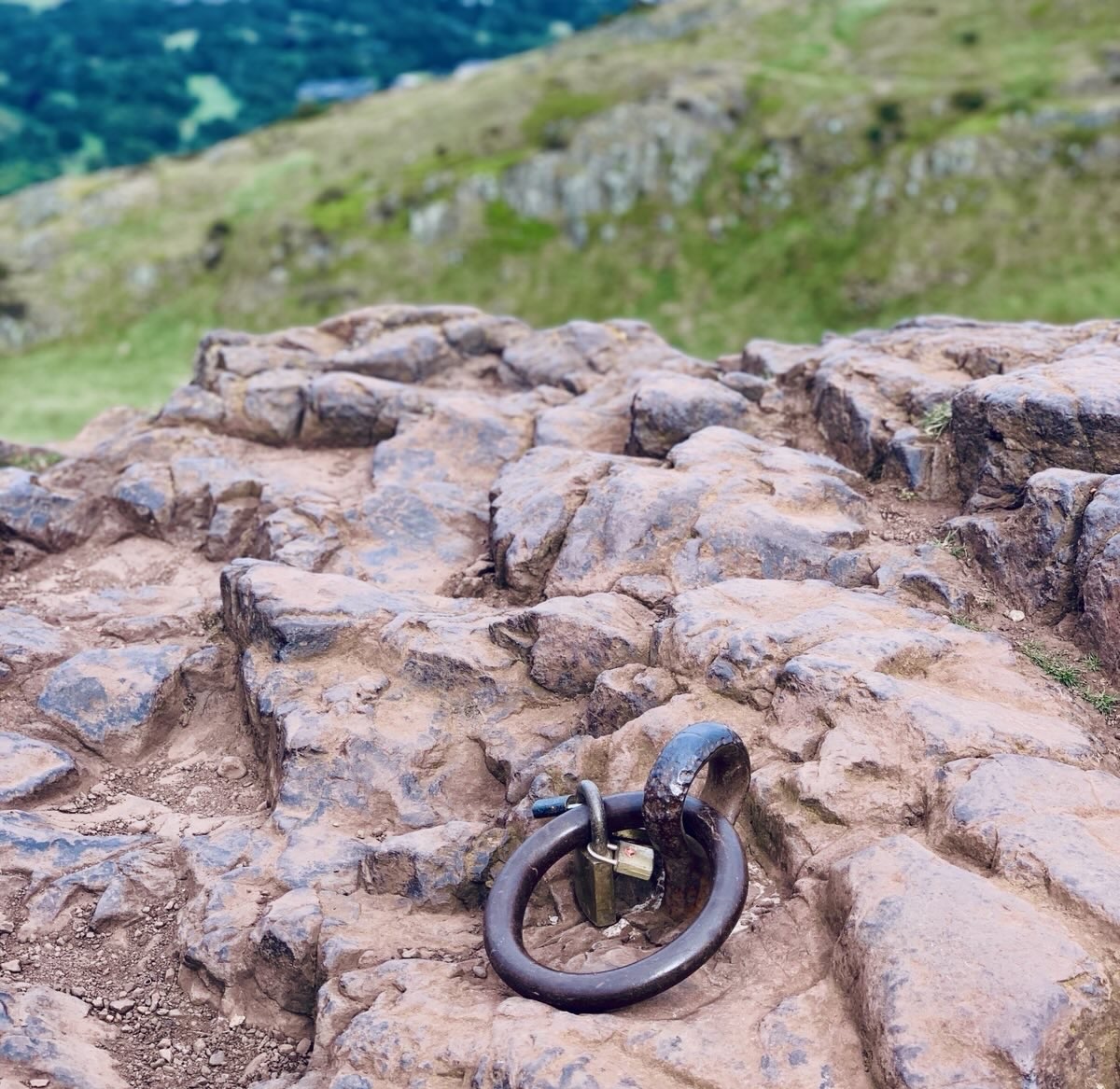A relic of war, atop a mountain in Hawaii