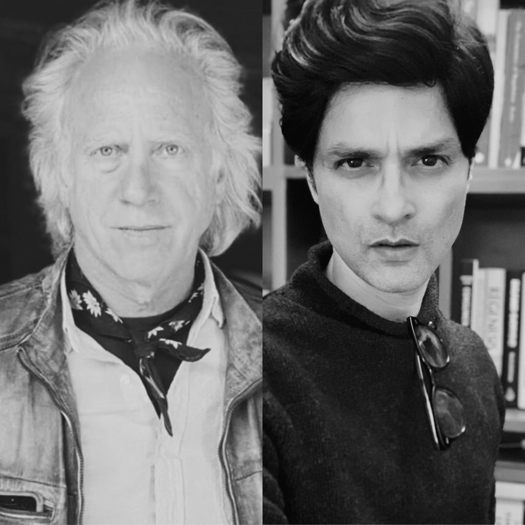 headshots of Robert Harrison and Aishwary Kumar