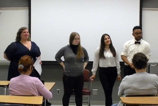 Presenters Amanda Riggle, Rebecca Williams, Ninet Aghasatourian, and John Pervez