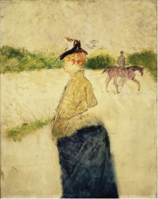 Henri de Toulouse-Lautrec’s late-19th century painting, E´milie. This image is in the public domain and was made available online by the Metropolitan Museum of Art in New York (http://www.metmuseum.org/)