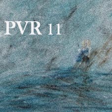 Image of the cover of PVR 11: blue and brown muddled paint colors with 'PVR 11' written in white