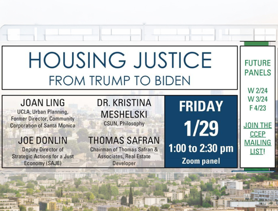 Housing Justice: From Trump to Biden