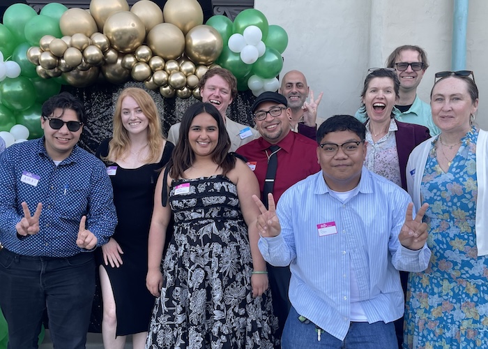 MA Students at 2025 banquet