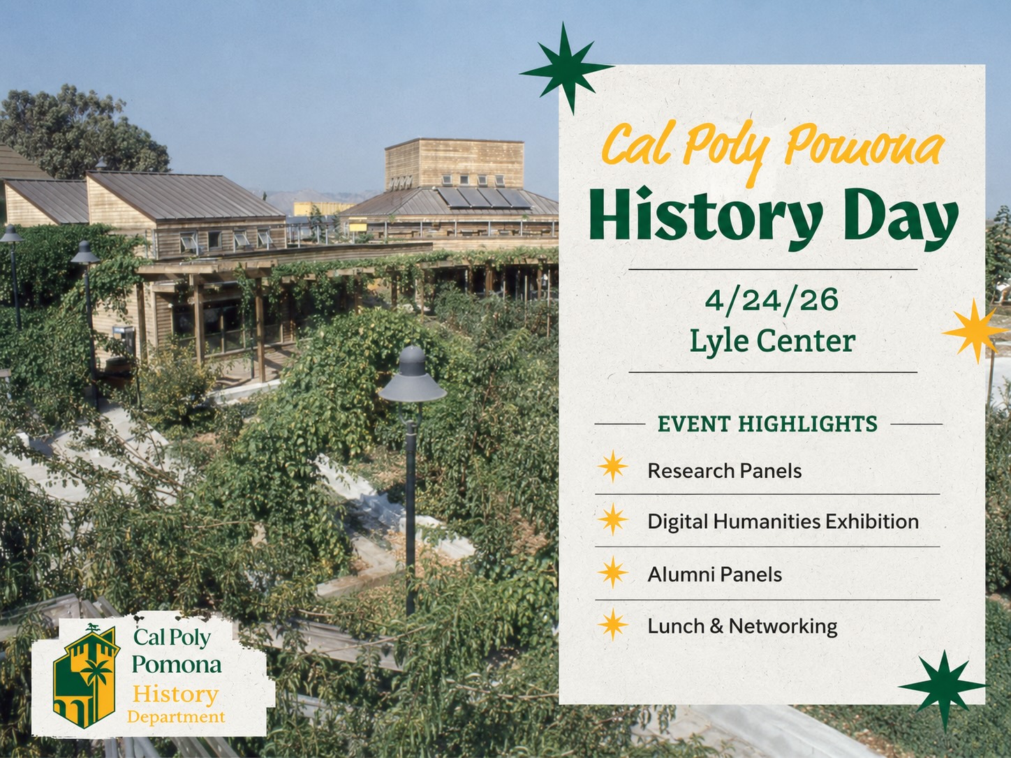 Flyer for CPP History Day