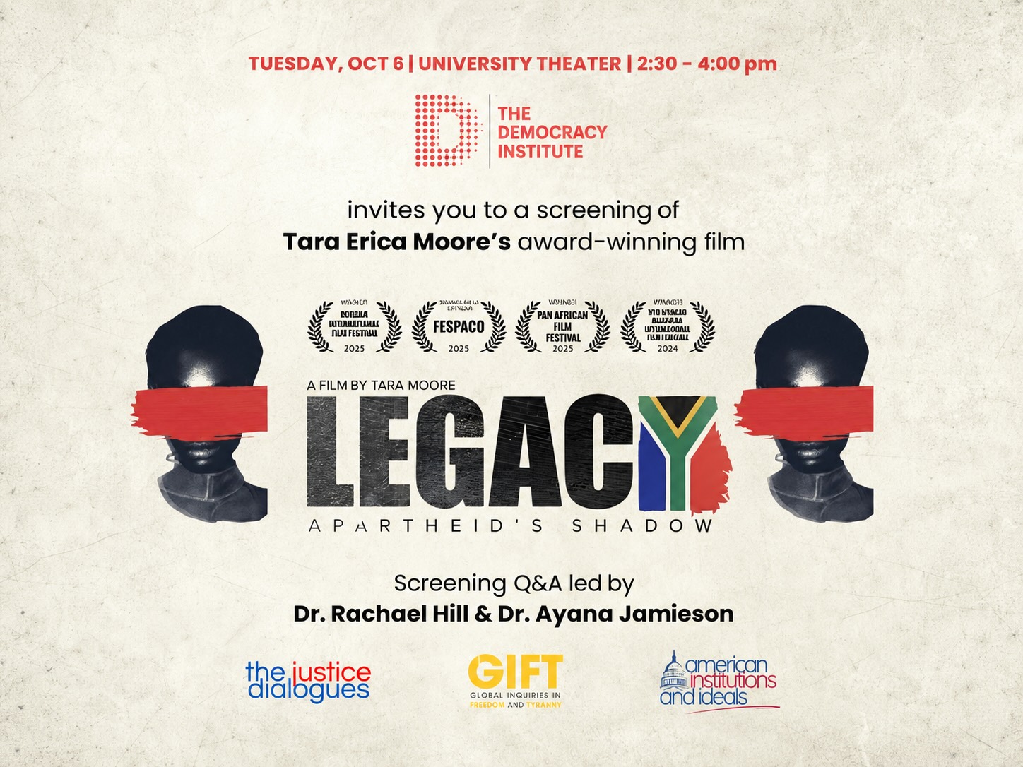 Poster about film screening