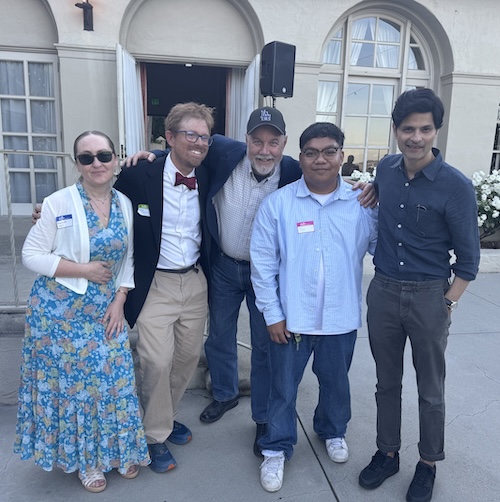 Giancarlo and professors