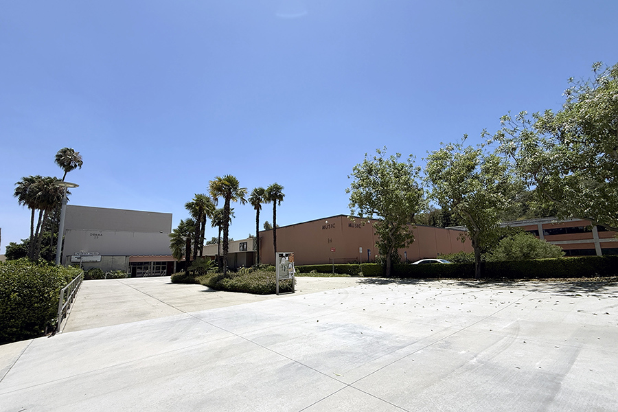 front of building 24