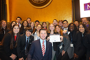smiling professional students