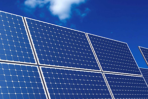 solar panels harvesting energy
