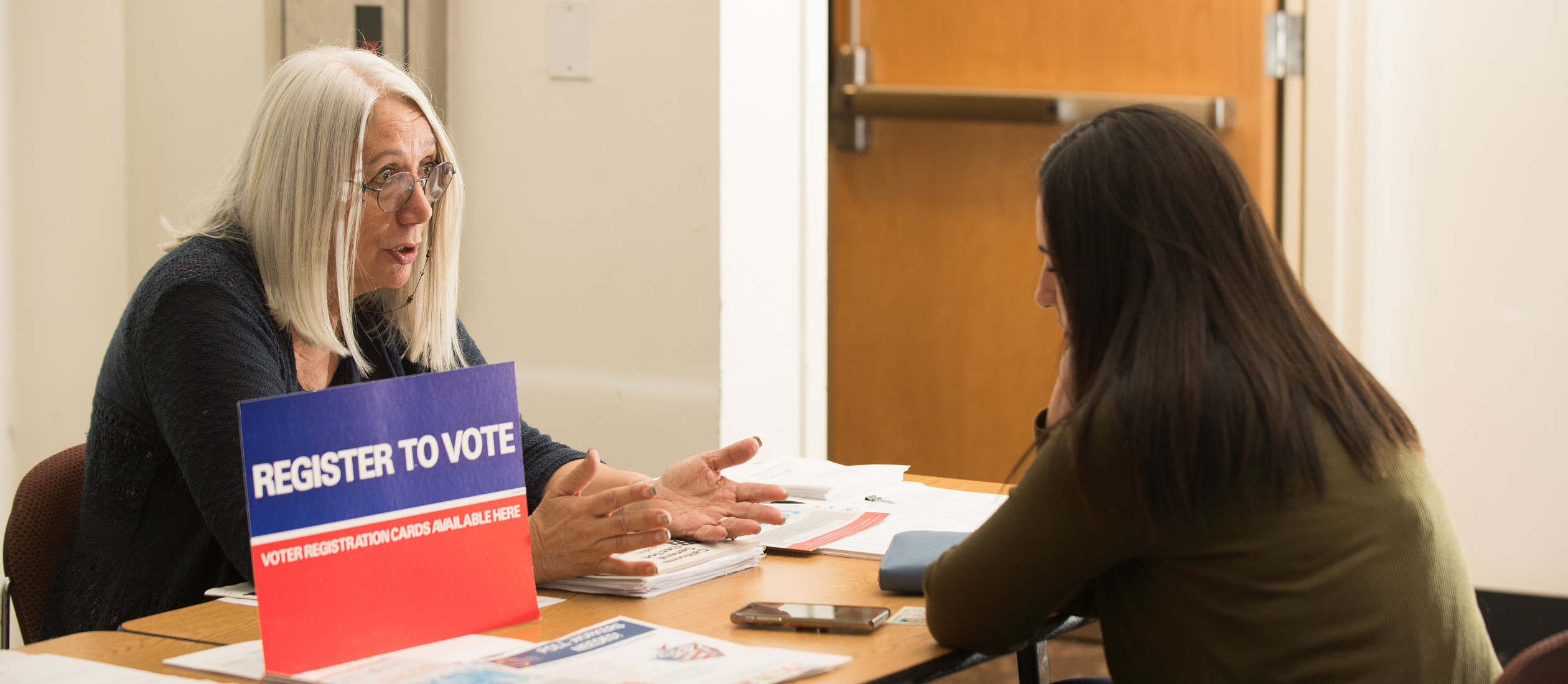 Voter Registration Drive at the Election Fair