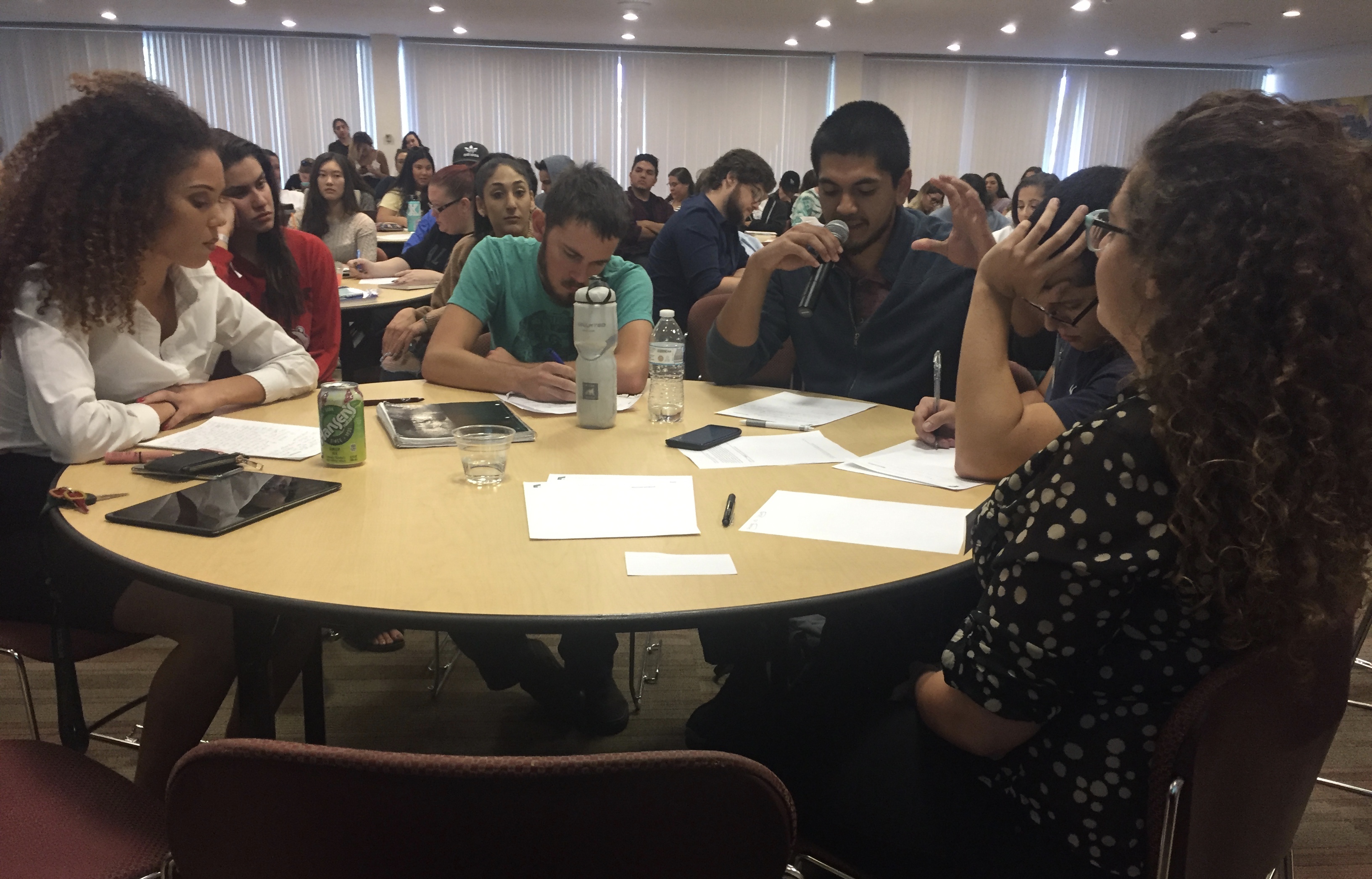 CPP Ethics Bowl demonstration during World Philosophy Day celebration, November 2018