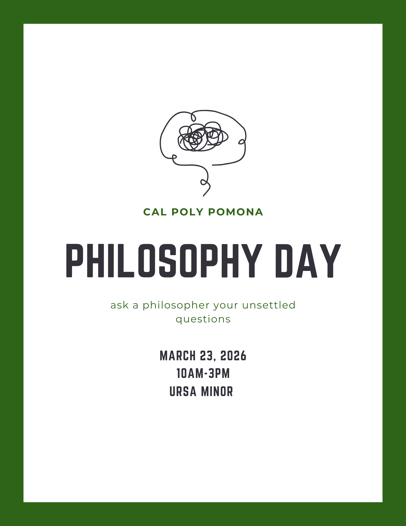 Flyer Philosophy Day 2026