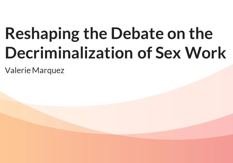 First slide of Valerie Marquez's presentation