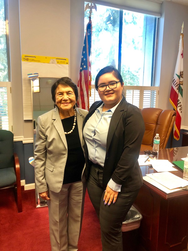 Marisol Ibarra with Dolores Huerta