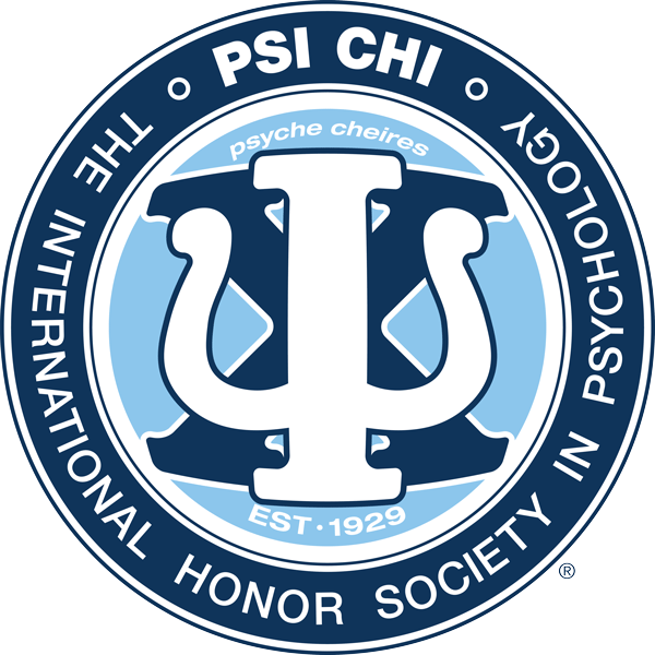 PSI CHI The International Honor Society in Pscyhology. Phyche Cheires EST. 1929